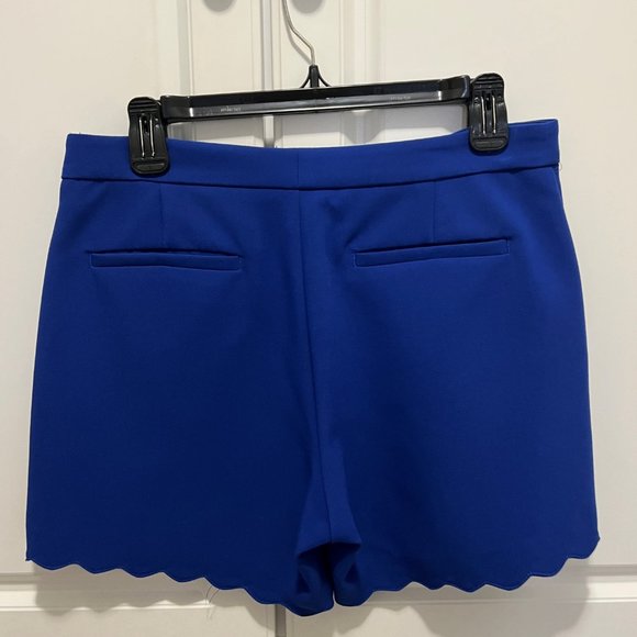 Banana Republic royal blue scalloped hem shorts - Picture 2 of 5